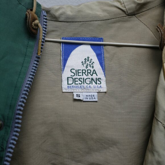 Sierra Designs 60/40 Mountain Parka USA MADE Small Green Jacket Vintage Coat - Picture 7 of 9